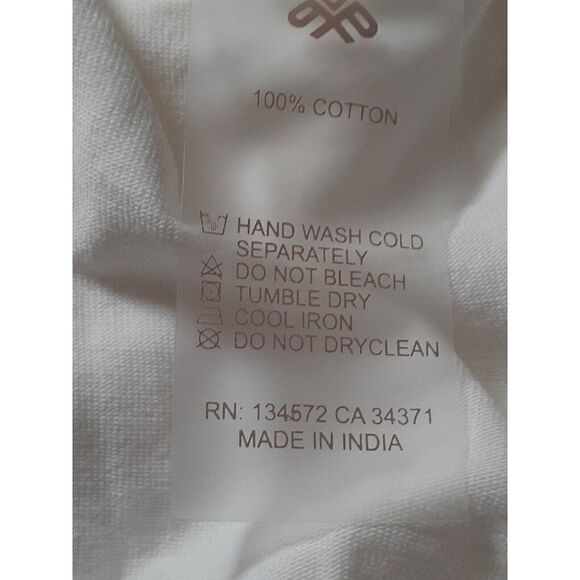 PILYQ Top Tub Crop Size XS/S Ivory Beige Ruffle Cotton Mila Strapless‎ - Picture 8 of 8